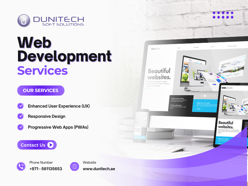 Professional Web Development Services by Dunitech Soft Solutions – Boost Your Business Online