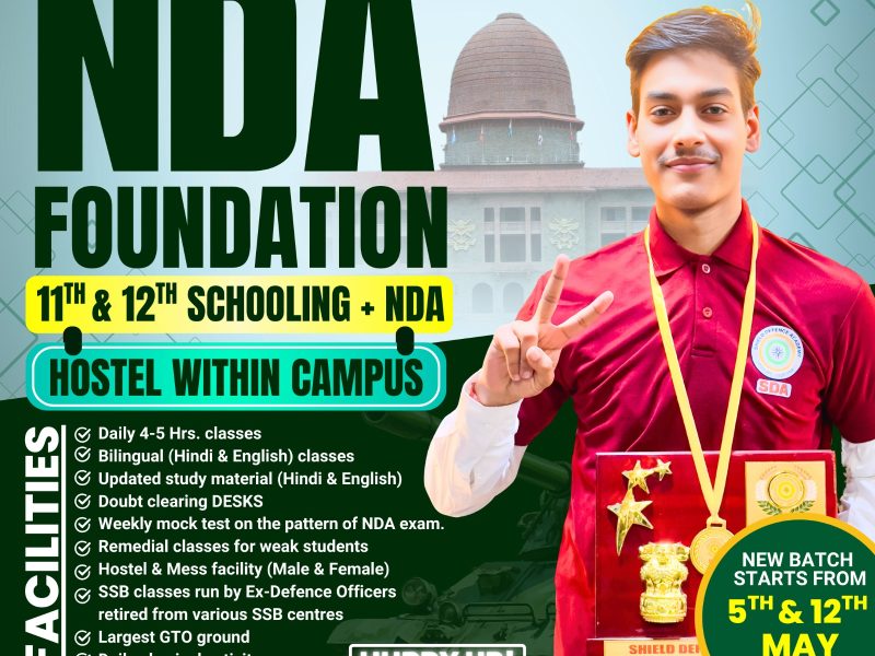 Nda Foundation Course At Shield In Lucknow