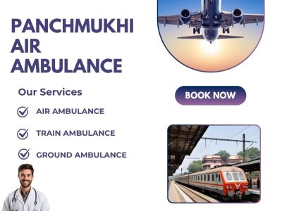 Utilise the Air Ambulance Service with a Critical Care Facility in Varanasi at a Negotiable Rate by Panchmukhi