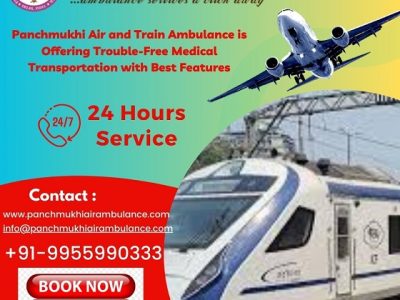 Hire Panchmukhi Train Ambulance Service in Varanasi with the Finest Healthcare Service