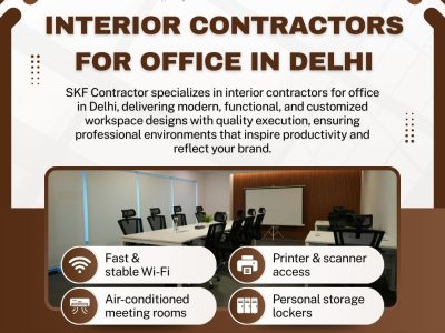 Who Are the Best Interior Contractors for Office in Delhi?
