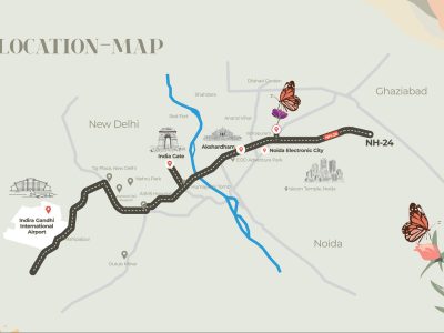 2 BHK Apartment in Siddharth Vihar - Prateek Grand Begonia