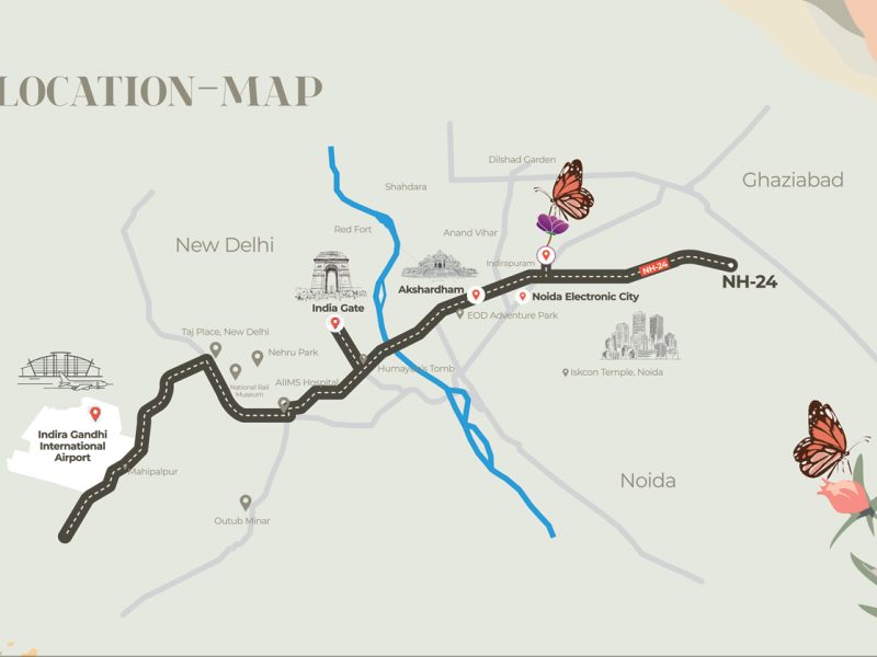2 BHK Apartment in Siddharth Vihar - Prateek Grand Begonia