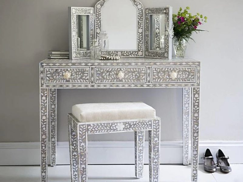 Mother of Pearl Inlay Furniture | Handcrafted Luxury & Customized Designs