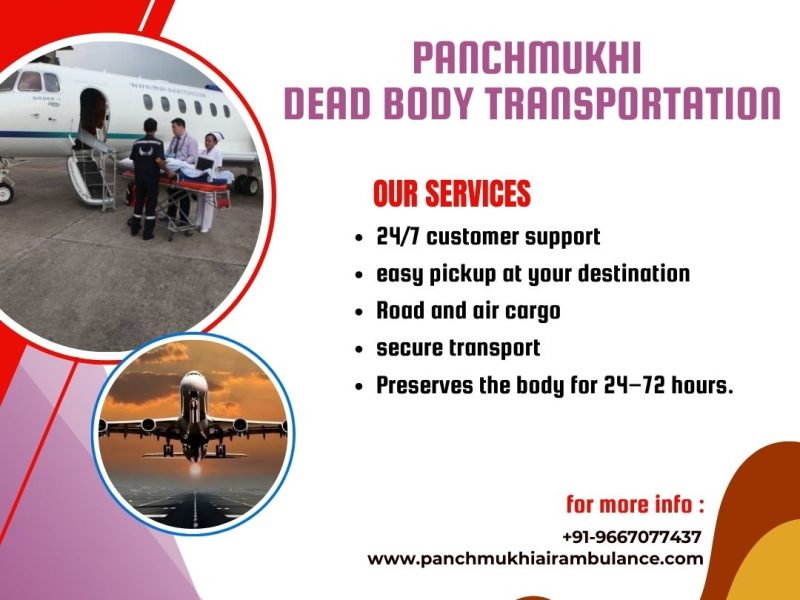 Panchmukhi Corpse Translocation by Air Cargo in Patna—Quick Mortuary Box Transportation Facility