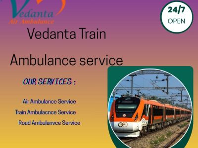 Vedanta Train Ambulance Services in Asansol – A cost-effective train Ambulance is arranged on time
