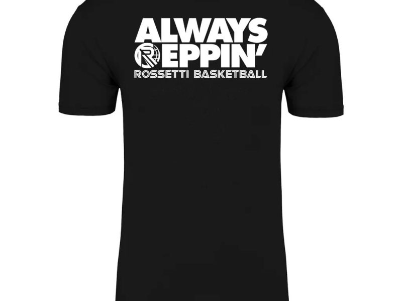 Always Reppin' Tee – Bold Basketball T-Shirt for Players, Fans & Everyday Wear