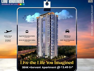 3 BHK Flat in Siddharth Vihar - The Element