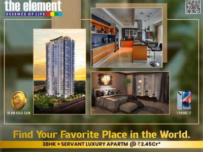 3 BHK Apartment in East of Siddharth Vihar by The Element