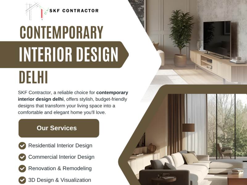Discover Contemporary Interior Design Delhi for Dream Homes