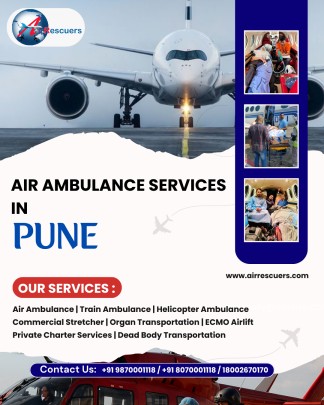 Emergency Air Ambulance Services in Pune, Anytime, Anywhere