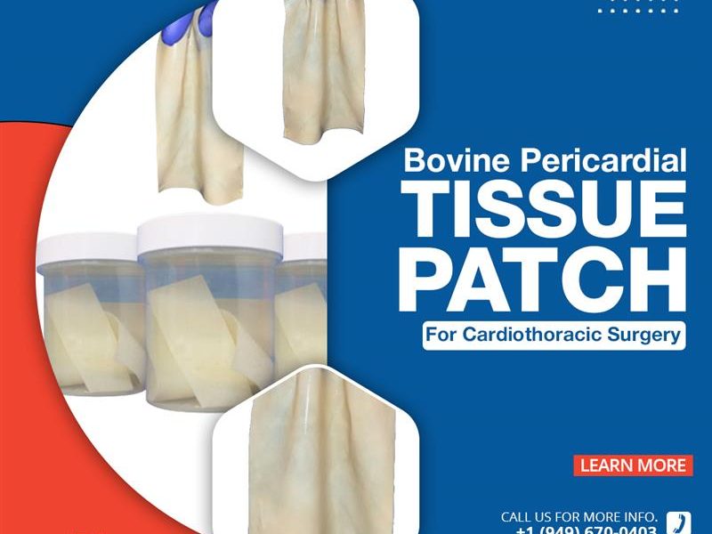 Bovine Pericardial Tissue Patch for Cardiothoracic Surgery