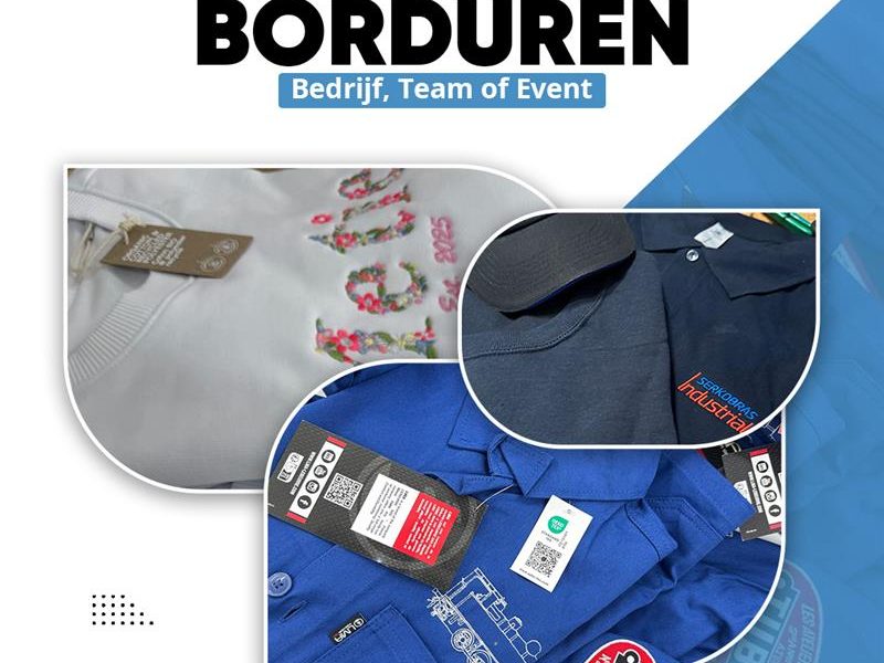 Custom T-shirts Borduren Bedrijf , Team of Event