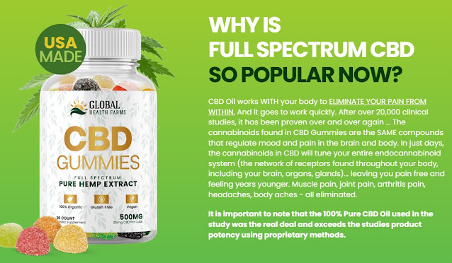 GlobalHealth Farms CBD 500mg - Are These Protected to Utilize?