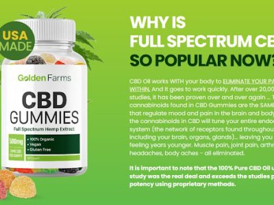 Golden Farms CBD 500mg [OFFICIAL WEBSITE] Reviews