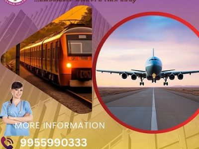 Take Panchmukhi Air & Train Ambulance Services in Kochi with Medical Equipment