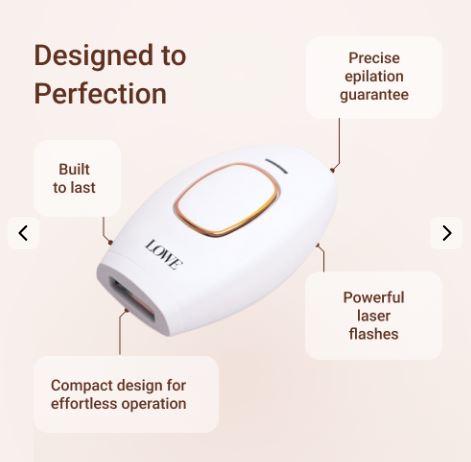 LoweSkin Laser Epilator – Safe, Painless Hair Removal at Home