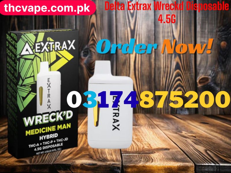 Delta Extrax Wreckd Disposable 4.5G Price In Sialkot/03174875200
