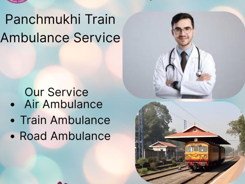 Select a seamless transfer journey from Patna to Mumbai with the Panchmukhi Train Ambulance