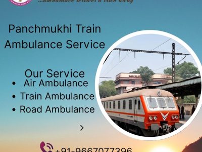Panchmukhi provides a Train Ambulance to assist you with transfers in Patna