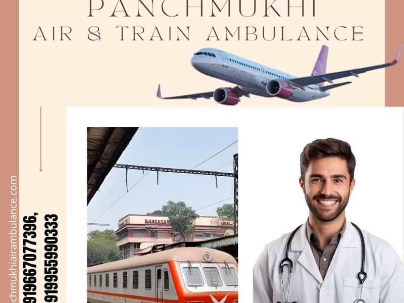 Panchmukhi Low Cost Train Ambulance in Patna- the Cost of the Service is lower