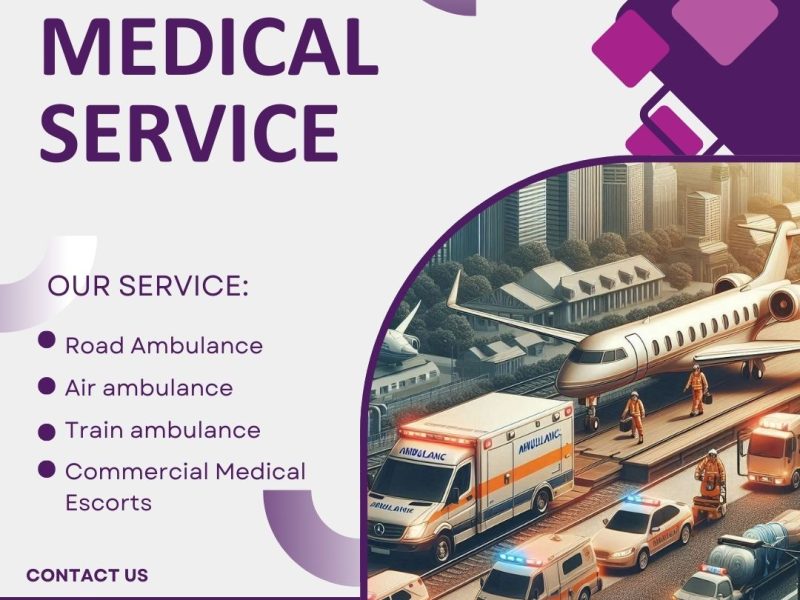 Panchmukhi Train Ambulance in Patna is the best option for long-distance transfers