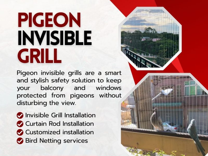 Bird Netting & Invisible Grill Experts in Jaipur!