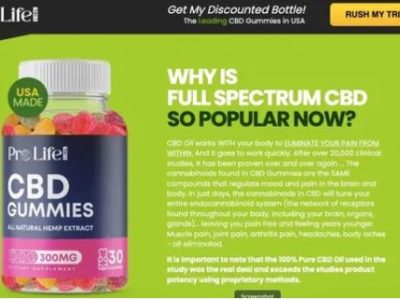 ProLife CBD Gummies: A Safe and Effective Solution For Pain Relief