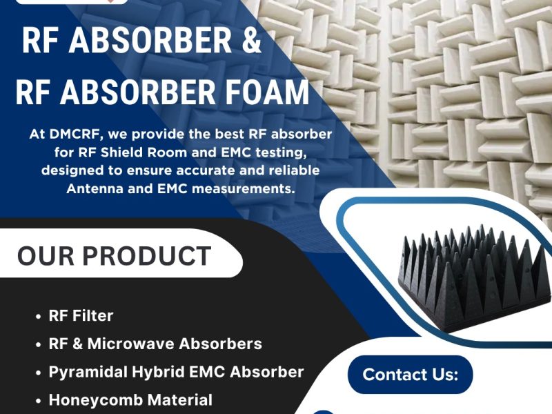 Buy High-Quality RF Absorber & RF Foam at Low Price – DMC RF