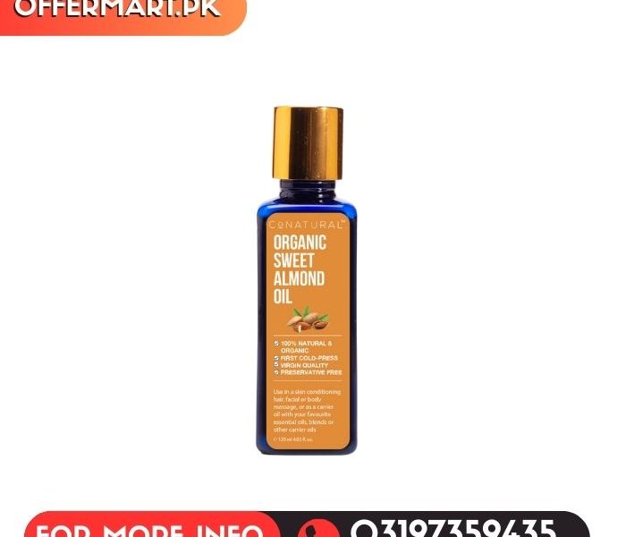 Conatural Organic Sweet Almond Oil 120ml In Pakistan - 03000395620