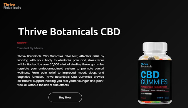 Thrive Botanicals: Ingredients, Safety Overview and Pros and Cons