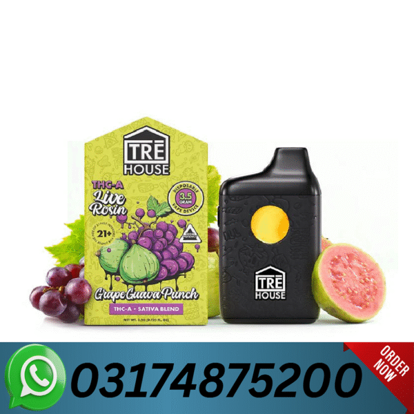 Original Tre House THC-A Live Rosin Disposable 3.5g In Quetta | 03174875200