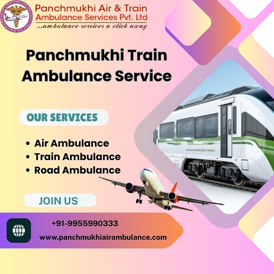 Hire Panchmukhi Air and Train Ambulance Service in Pune with Reliable ICU Setup at Low-fare