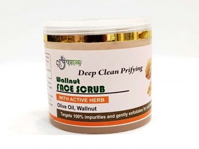 Buy Online Panchgavya Face Scrub : makes skin soft, beautiful ,glowing.