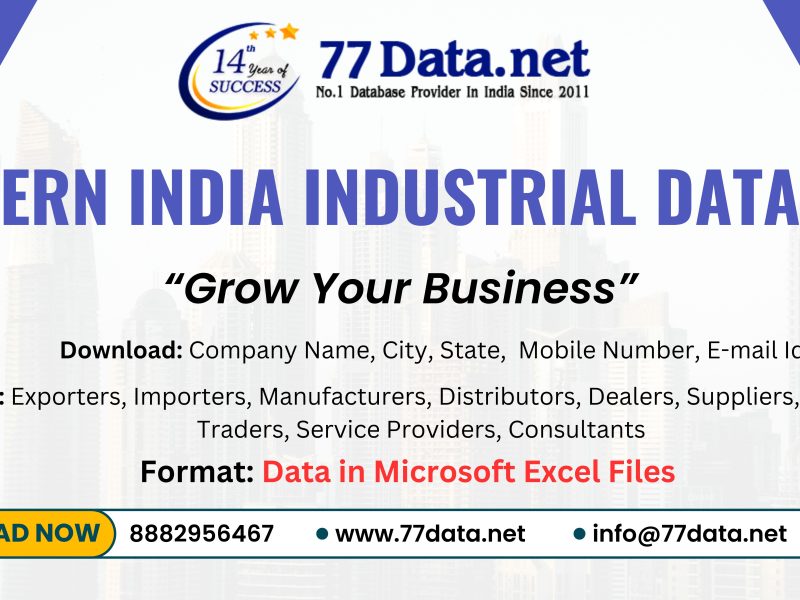 77Data: Download the Verified List of Western India Industrial Database