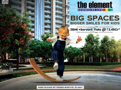 3 BHK Flat in Siddharth Vihar - The Element