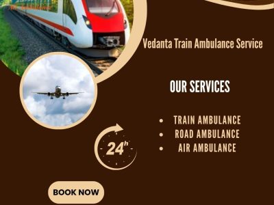 Use the best Vedanta Train Ambulance service in Ranchi at your convenience