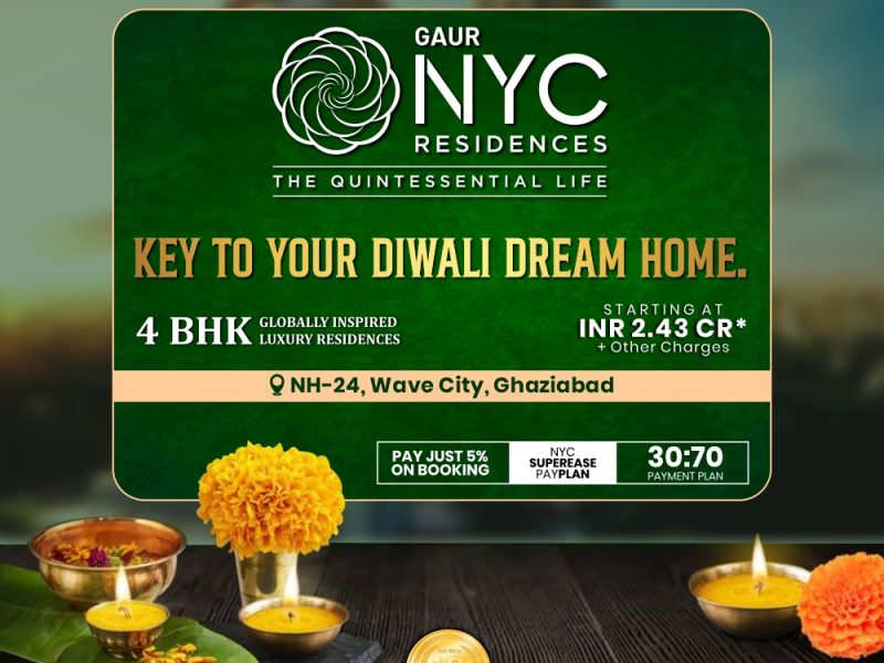 Gaur NYC Residences wave city, Ghaziabad - 4 BHK Luxury Apartment