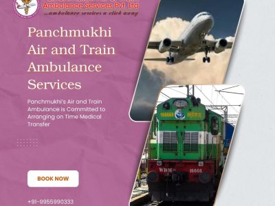 Hire Panchmukhi Air and Train Ambulance Service in Pune with an Advanced Medical Device