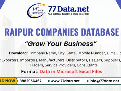 77Data: Download the Verified List of Companies in Raipur