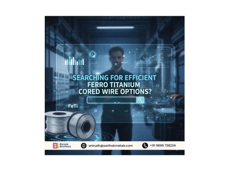 Searching for Efficient Ferro Titanium Cored Wire Options?