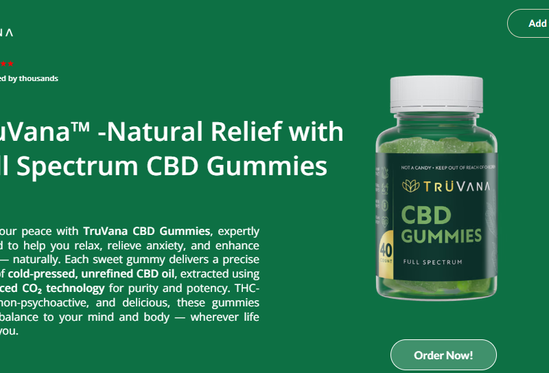 What Are The Ingredients In TruVana CBD Gummies?