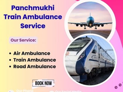 Hire Panchmukhi Air and Train Ambulance Service in Pune with an Advanced Medical Device