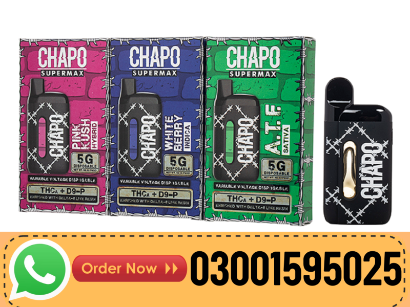 Chapo Extrax Supermax Disposable 5G In Islamabad=03001595025