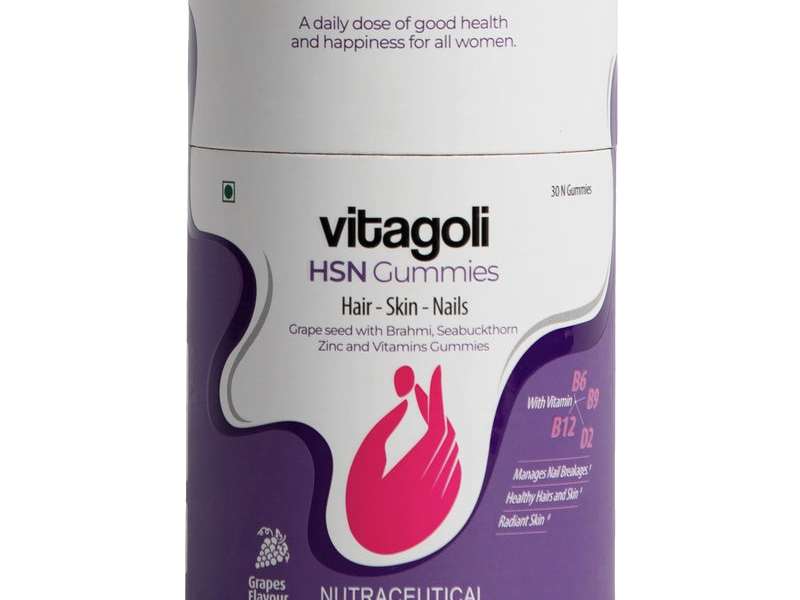 Glow Naturally with Hair and skin gummies
