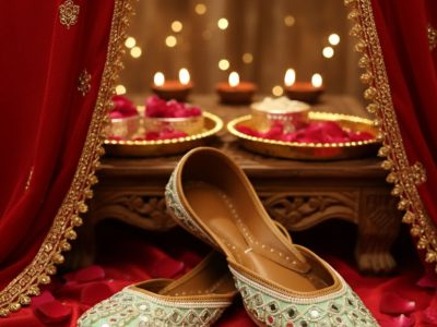 Gulbhahar's Beautifully Handcrafted Punjabi Juttis for Women
