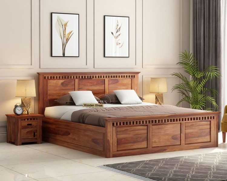 Affordable King Size Bed Price | Stylish King Size Bed Design & Cot