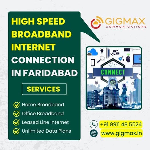 High Speed Broadband Internet Connection in Faridabad for Apartments