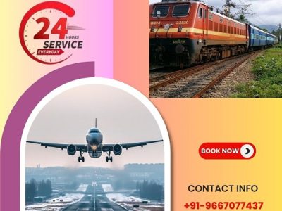 Get Panchmukhi Air and Train Ambulance Service in Raipur with Healthcare Facility