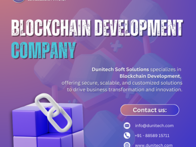 Best Blockchain Development Services & Solutions by Dunitech Soft Solutions